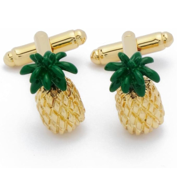 Bouton de manchette Ananas
