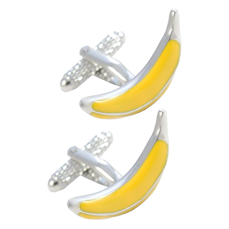 Bouton de manchette Banane