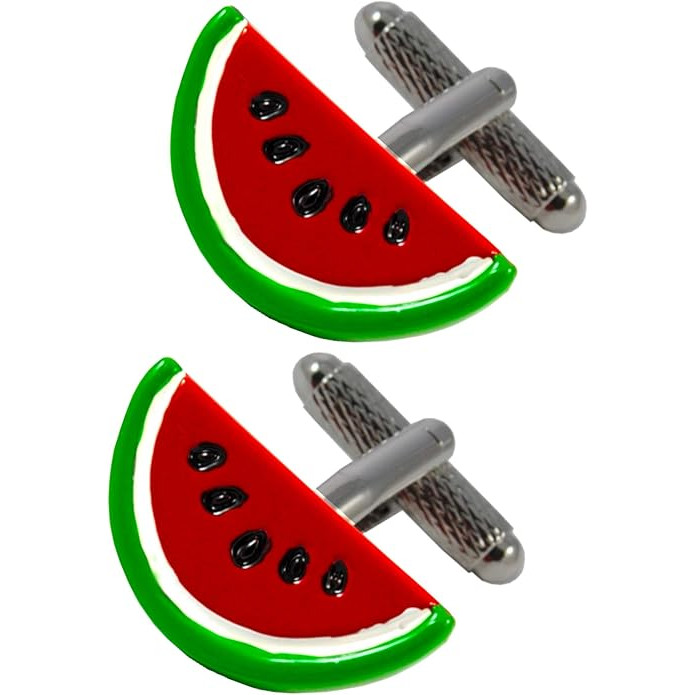 Bouton de manchette Pastèque