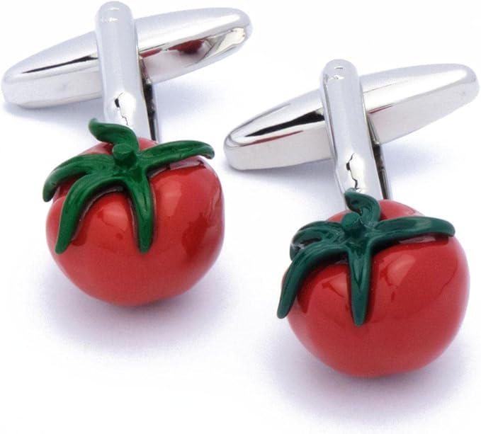 Bouton de manchette Tomate